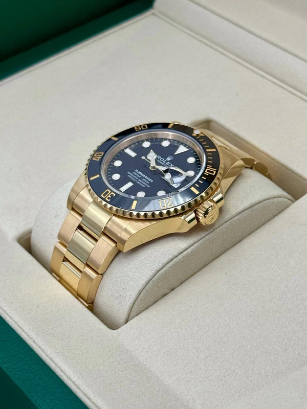 Rolex Submariner 41mm Yellow Gold Black Dial