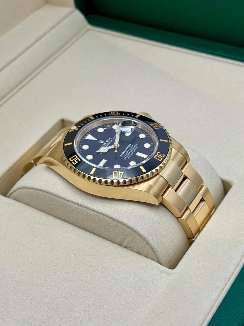 Rolex Submariner 41mm Yellow Gold Black Dial