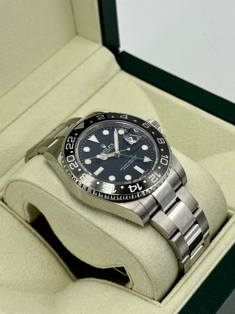 Rolex GMT-Master ll 40mm 116710LN Stainless Steel Black Dial