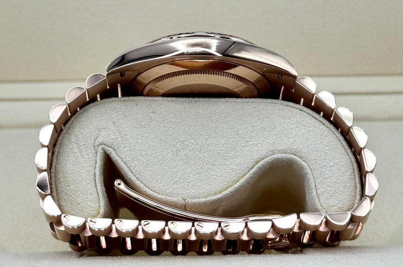 Rolex Day-Date 40mm Rose Gold Sundust Dial