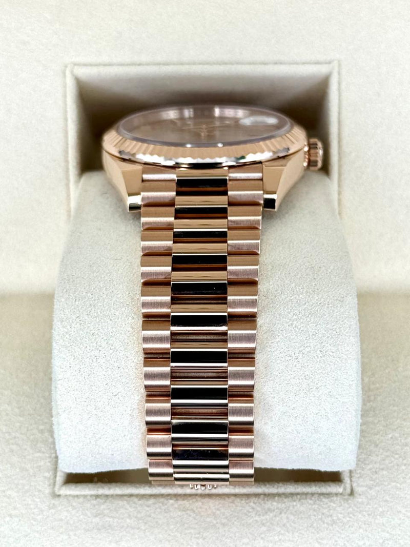 Rolex Day-Date 40mm Rose Gold Sundust Dial